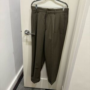 Banana Republic Green Wool Pants Size 33 R